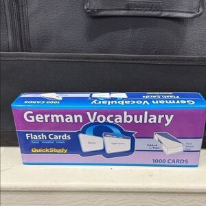 German Vocabulary Flash Cards